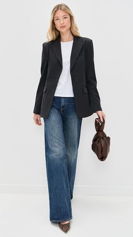 Sculpted Blazer, Essential Suiting by GOOD AMERICAN in Saudi Arabia