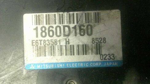 Engine ECM Control Module Fits 2018 Compatible with Mitsubishi Outlander 1860D160 in Saudi Arabia