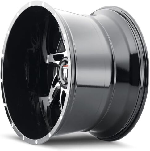 SPYDER Gloss Black Wheel with Painted (22 x 14. inches /8 x 180 mm, -76 mm Offset) in Saudi Arabia