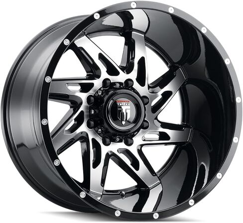 SPYDER Gloss Black Wheel with Painted (22 x 14. inches /8 x 180 mm, -76 mm Offset) in Saudi Arabia