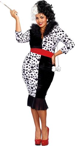 Dreamgirl Women's Plus-Size Dalmatian Diva Plus Size in Saudi Arabia
