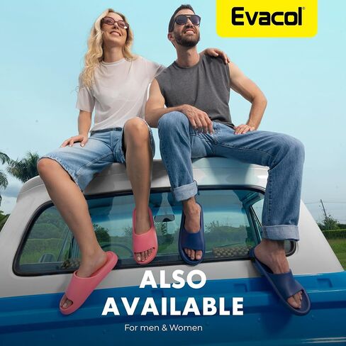 شبشب وسادة للرجال - أحذية استحمام فائقة النعومة، صنادل حمام مضادة للانزلاق، شرائح سريعة الجفاف وسهلة التنظيف للاستخدام الداخلي والخارجي، أو الحمام، أو غرفة النوم، أو حمام السباحة. in Kuwait