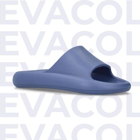 شبشب وسادة للرجال - أحذية استحمام فائقة النعومة، صنادل حمام مضادة للانزلاق، شرائح سريعة الجفاف وسهلة التنظيف للاستخدام الداخلي والخارجي، أو الحمام، أو غرفة النوم، أو حمام السباحة. in Kuwait