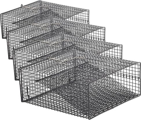 Frabill Flat-Bottom Crawfish Trap | Low-Profile Square Trap Specifically Designed for Crawfish in Kuwait