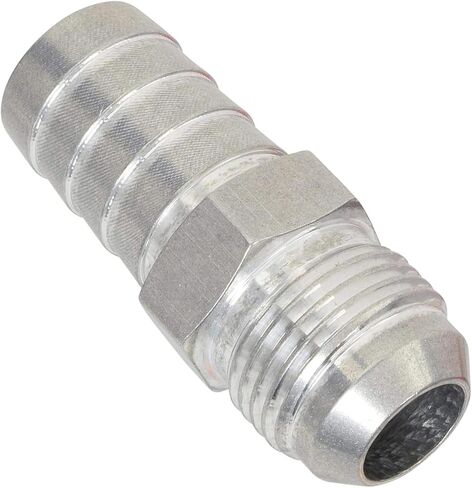 ICT Billet -10AN Flare to 3/4" (.75) Hose Barb Adapter Fitting Aluminum Flare Connector Fluid Designed & Manufactured in the USA Bare Aluminum F10AN750BA-A in Saudi Arabia