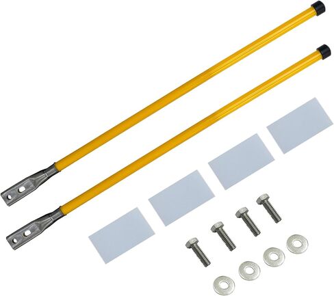 28 "Yellow Snow Plow Blade Marker Guide Kit Semi-Wire High Visibility Stainless Steel Joints Most Snow Plows are Resistant to Breaking and Rusting and Low Temperatures in Saudi Arabia