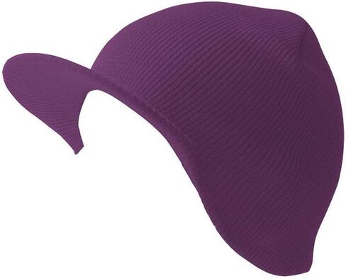TOP HEADWEAR Cuffless Beanie Cap with Visor in Saudi Arabia