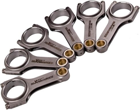 maXpeedingrods Connecting Rods for BMW M52B28 S52B32 M54B30 S52B30 M50B25 Engine for BMW E36 328i / 328is 1995-1999, for BMW E39 528i 1995-1998 with ARP 2000 3/8" Bolts in Saudi Arabia