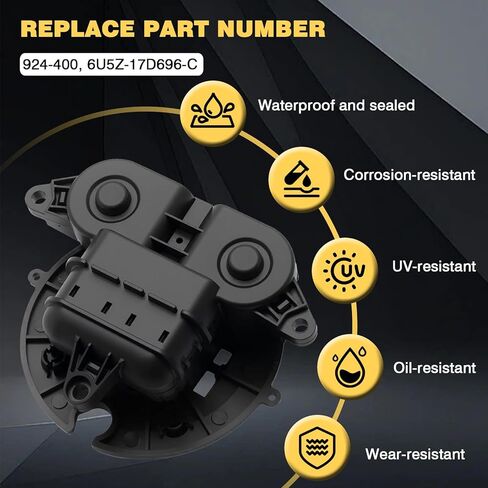 Outside Mirror Drive Motor Compatible with 2006-2019 Ford F-150 Escape Expedition Fiesta Flex Mustang Ranger Taurus Lincoln LS MKX Mark LT Mercury Mariner, Replacement for 924-400, 6U5Z-17D696-C in Saudi Arabia