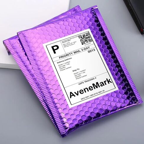 25 ورقة ملصق نصف ورقة (8.5 بوصة × 5.5 بوصة) - 2 لكل ورقة، 50 ملصق إجمالي - ملصقات شحن ذاتية اللصق غير لامعة متوافقة مع طابعات الليزر والطابعات النافثة للحبر، للبريد والتنظيم والاستخدام في الفصل الدراسي in Kuwait