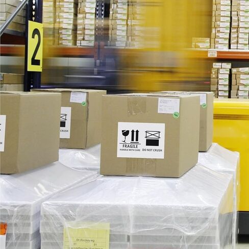 25 ورقة ملصق نصف ورقة (8.5 بوصة × 5.5 بوصة) - 2 لكل ورقة، 50 ملصق إجمالي - ملصقات شحن ذاتية اللصق غير لامعة متوافقة مع طابعات الليزر والطابعات النافثة للحبر، للبريد والتنظيم والاستخدام في الفصل الدراسي in Kuwait