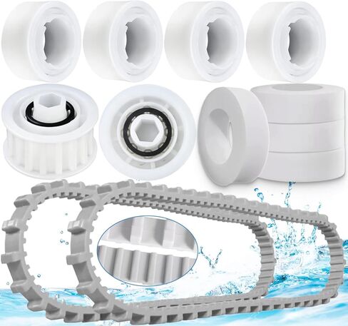 قطع غيار Nautilus cc Plus 9985006-R2 مسار التوقيت 6101611-R4 استبدال حلقة التسلق 3884997-R6 مجموعات أدوات التحرير والسرد لعجلات التوجيه البكرة لMay-tronics Dol-phin Nautilus M200 DX3 Pool Robot in Kuwait