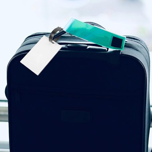 Uonlytech 10pcs Sublimation Heat Transfer Blank Luggage Tags Double-Sided DIY Suitcase Labels for Travel Backpacks and Cruise Bags in Saudi Arabia