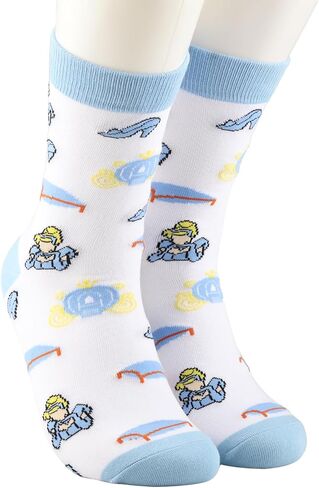 PWHAOO 1 زوج جوارب الأميرة السحرية هدية حفلة الأميرة حكايات فيلم مستوحاة من فيلم Merch هدية لمحبي الأفلام in Saudi Arabia