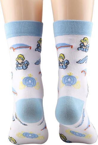 PWHAOO 1 زوج جوارب الأميرة السحرية هدية حفلة الأميرة حكايات فيلم مستوحاة من فيلم Merch هدية لمحبي الأفلام in Saudi Arabia