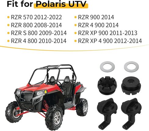 M MATI 2 Pcs Hood Latch Toggles with Grommets & Washers Kit for Polaris RZR 570 800 900 RZR XP 900 RZR S 800 7081500 in Saudi Arabia