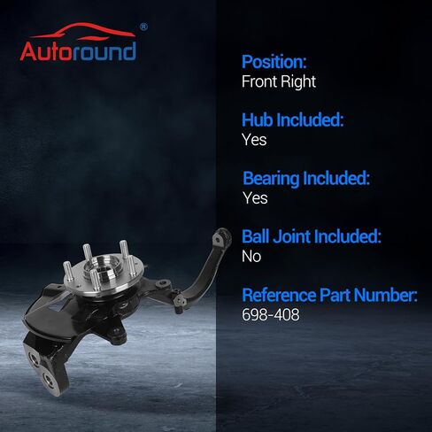 مجموعة محمل محور عجلة القيادة الأمامية الأوتوماتيكية تناسب Ford Fusion 2006-2012، Lincoln MKZ 07-12 / Zephyr 2006، Mazda 6 03-08، Mercury Milan 06-11، استبدال # LK012، جانب الركاب الأيمن in Kuwait