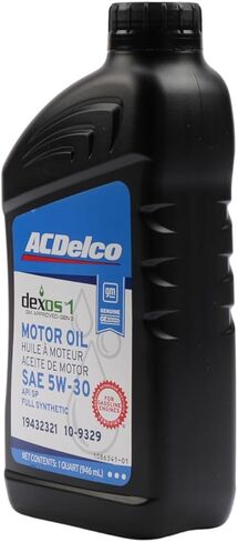 ACDelco GM Original Equipment 10-9329 (19432321) dexos1� GEN 3 Full Synthetic 5W-30 Motor Oil - 1 qt (Pack of 12) in Saudi Arabia