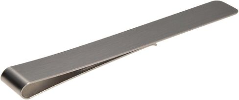 Valyria Pack of 3 Silver Stainless Steel Super Long Money Clip Cash Credit Card Holder Metal Money Clips (3pcs) in Kuwait