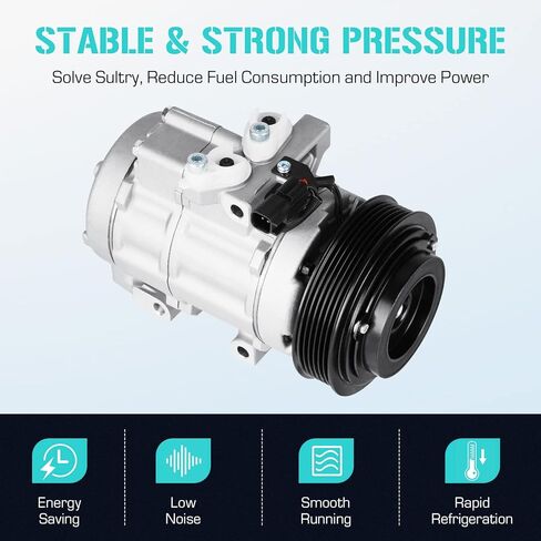 A/C Compressor with Clutch for Ford Expedition/for Lincoln Navigator 5.4L 2007-2014, F150 F250/Super Duty 4.6L 5.4L 2008-2009, F350/Super Duty 2008-2009, Mark LT 2007 2008 in Saudi Arabia