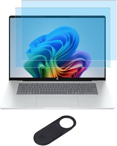واقي شاشة مكون من قطعتين لجهاز HP EliteBook 16 / Pavilion Plus 16 / ENVY X360 16/ Spectre X360 16،/ ZBook Firefly/Studio/Fury 16 بوصة واقي شاشة كمبيوتر محمول مضاد للوهج ومضاد للضوء الأزرق لحماية العيون in Saudi Arabia