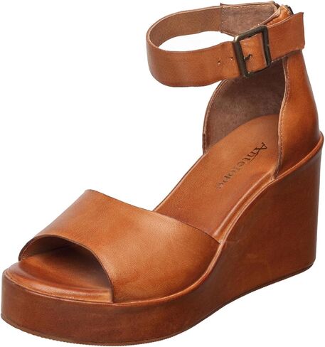 Antelope Women's Janie Leather Platform Sandals in Saudi Arabia