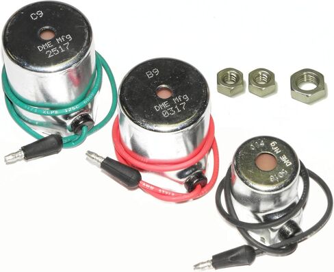 DME Manufacturing Meyer Snow Plow Coil Set: A014 15659; B9 15382; C9 15430 Aftermkt, Optional 18-8 Stainless Steel Nuts Included in Saudi Arabia