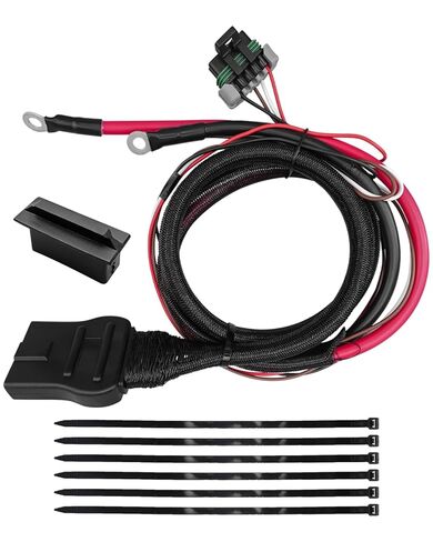 4 Pin Salt Spreader Power Cable Fit for Fisher Western SNOWEX Salt Spreader, Salt Spreader Battery Power Cable Wiring Harness with Dust Cover Replace 48808 in Saudi Arabia