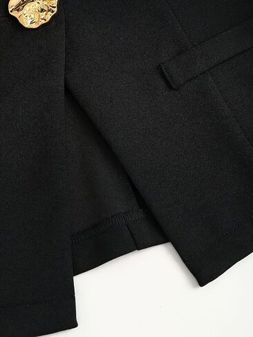 Women's Stylish Slim-Fit Crew Neck Buttoned Versatile Suit Jacket Vest in Saudi Arabia
