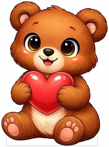 Cartoon Cow Cardboard Cutout Standee, 2 FT Life Size Cute Animal Standup with Back Support, Waterproof Corrugated Plastic Decor for Party, Event, Photo Area & Display Scene in Kuwait