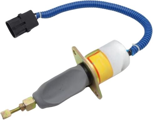 إيقاف الملف اللولبي 1751ES-12A6UC3B1S5 SA-3974 1700-1506 لـ Gehl جرافة انزلاقية التوجيه SL4625 4625SX 4625DX مع محرك V2203 لمحرك الديزل كوبوتا V2203 أجزاء ما بعد البيع الجديدة in Saudi Arabia
