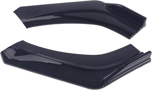 CAREONLINE Universal 4-Stage Front Bumper Fixed Front Lip Chin Spoiler Splitter Fit for Most Cars (Black Head) Gloss Black in Saudi Arabia