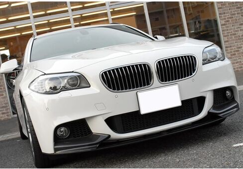 Front Bumper Lip Compatible with 2011-2016 BMW F10 5 Series, Performance Style Unpainted PP Air Dam Chin Protector Front Bumper Lip by IKON MOTORSPORTS, 2012 2013 2014 2015 in Saudi Arabia
