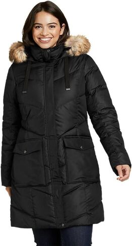 سترة Eddie Bauer النسائية لودج Cascadian Down Parka، باذنجاني، X-Large in Saudi Arabia