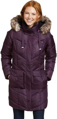 سترة Eddie Bauer النسائية لودج Cascadian Down Parka، باذنجاني، X-Large in Saudi Arabia