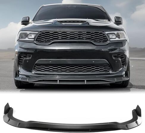 FREEMOTOR802 Front Bumper Lip Splitter Compatible with 2021-2025 Dodge Durango | Hellcat Style Matte Black PP Air Dam Chin Spoiler Lower Protector 5PCS in Saudi Arabia
