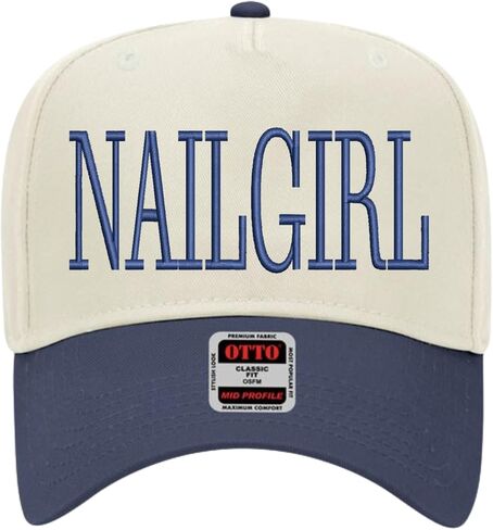 قبعة Snapback للنساء من Nail Girl، قبعة Snapback مطرزة لتقنيات الأظافر ومحبي التجميل، إكسسوار صالون أنيق in Saudi Arabia