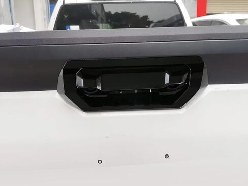 Car Accessories Fit for Toyota Tundra 2025 2024 2023 2022 Tailgate Door Rear Trunk Grab Handle Bowl Cover Trim (Glossy Black) 1PCS ABS in Saudi Arabia