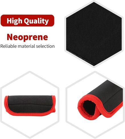 for Jeep JL Roof Grab Handle Protector Cover for Jeep Wrangler JL JLU 2018+ for Gladiator JT 2020-Present Black Red Interior Accessories Neoprene 4pcs in Saudi Arabia