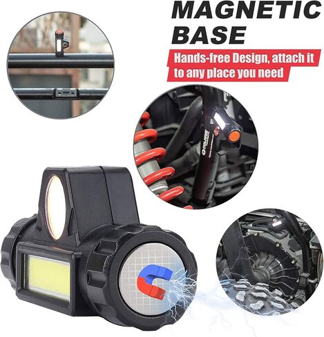 cartaoo Upgrade Roll Bar Grab Handles with Dome Light for Jeep Gladiator Accessories, Premium Paracord Grips Fit 2.0-4.0 Inch Rods CJ YJ TJ JK JL & Gladiator JT 1945-2023 (Blue 4pcs) in Kuwait