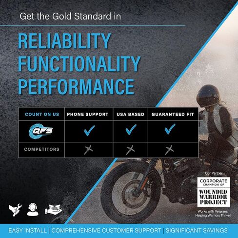 مضخة وقود QFS (10 ملم باربس) لسيارة Honda Shadow 600 750 1100، Africa Twin XRV750، CBR600F، CBR900RR، والمزيد، تستعيد أداء OE in Saudi Arabia
