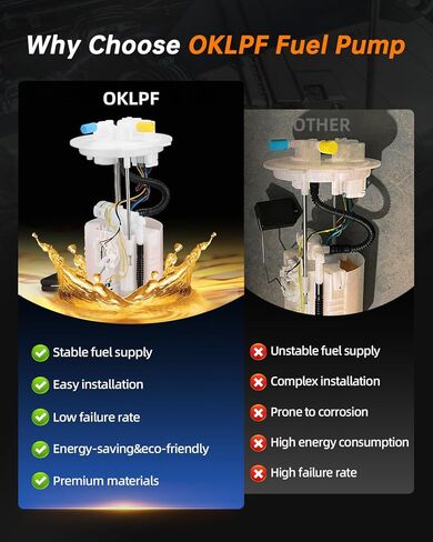 OKLPF Electric Fuel Pump Module Assembly Compatible With 2013 2014 2015 2016 2017 2018 Nissan Altima L4 2.5L,2013-2018 Altima V6 3.5L,2016-2023 Nissan Maxima V6 3.5L,Replace E9183M 17040-3TA0A in Saudi Arabia