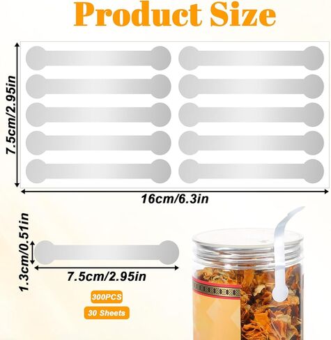 300 PCS Silver Tamper Evident Stickers Tamper Proof Tape Security Labels 0.5 X 2.9 Inch Bottle Sealing Tape for Food Packaging, Bottles, Envelopes in Saudi Arabia