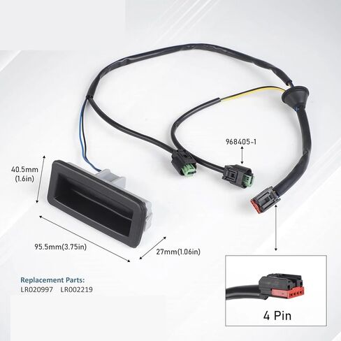 Car Trunk Lock for Freelander 2 2008 2015 Lr020997 Lr042648 Rear Boot Trunk Tailgate Release Handle Switch Wiring Button in Saudi Arabia