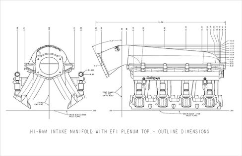 Holley 300-122BK Left Side Hi-Ram Modular Intake System in Saudi Arabia