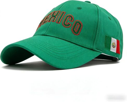 2026 العالم المكسيك العلم قبعات البيسبول الرجال النساء الربيع الصيف خطابات مطرزة الكلاسيكية قبعة قابلة للتعديل in Kuwait