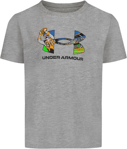 Under Armour Boys Short Sleeve Sports Graphic T-Shirt, Lightweight & Breathable, Relaxed Fit in Saudi Arabia