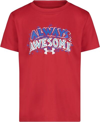Under Armour Boys Short Sleeve Sports Graphic T-Shirt, Lightweight & Breathable, Relaxed Fit in Saudi Arabia