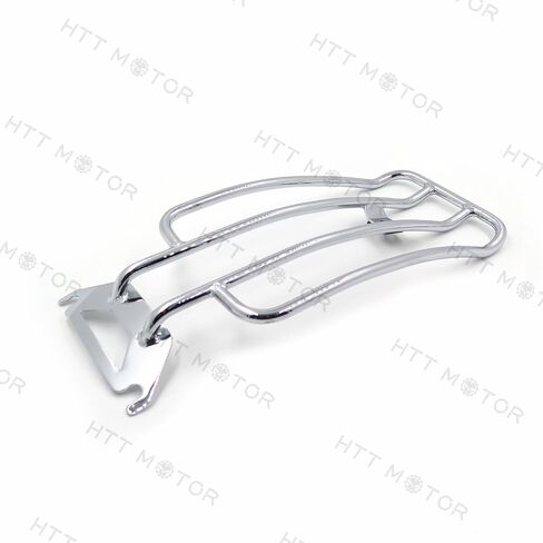 رف أمتعة مطلي بالكروم من الفولاذ SMT-Chrome متوافق مع H-D Electra Glide Ultra Classic/Road Glide/Road King/Road King Classic/Road King Custom [B017QP6W0I] in Saudi Arabia