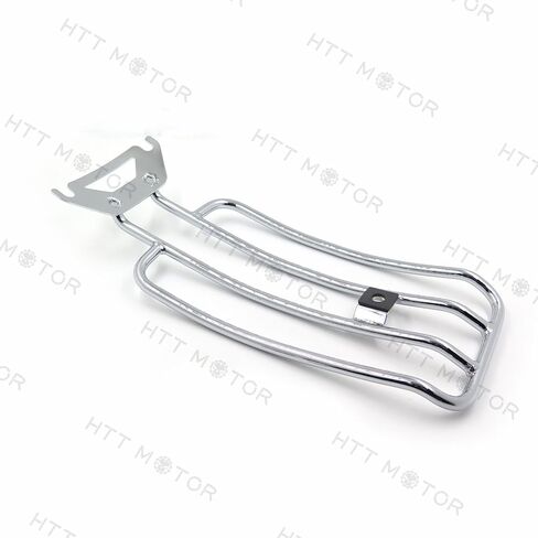 رف أمتعة مطلي بالكروم من الفولاذ SMT-Chrome متوافق مع H-D Electra Glide Ultra Classic/Road Glide/Road King/Road King Classic/Road King Custom [B017QP6W0I] in Saudi Arabia